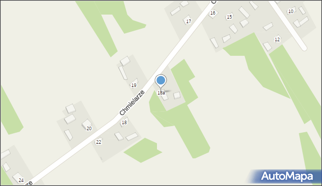 Chmielarze, Chmielarze, 18a, mapa Chmielarze