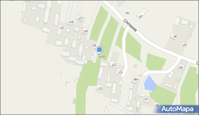 Chmielek, Chmielek, 104, mapa Chmielek