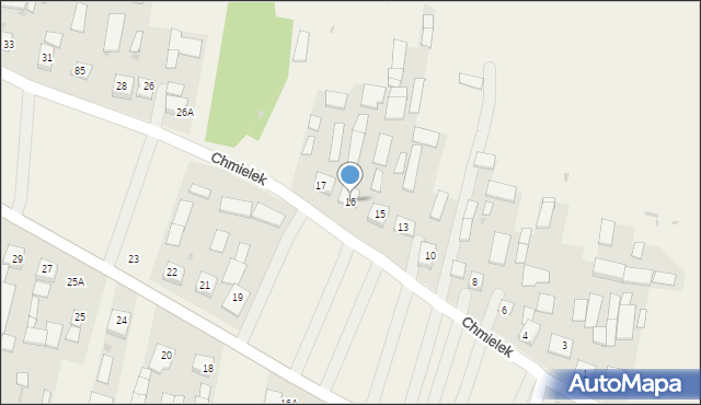 Chmielek, Chmielek, 16, mapa Chmielek