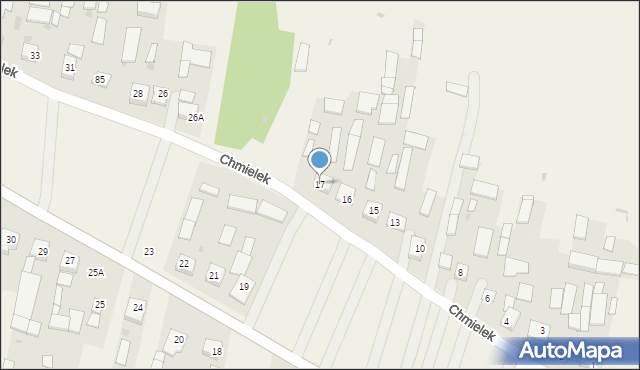 Chmielek, Chmielek, 17, mapa Chmielek