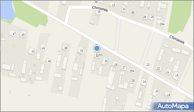 Chmielek, Chmielek, 32, mapa Chmielek