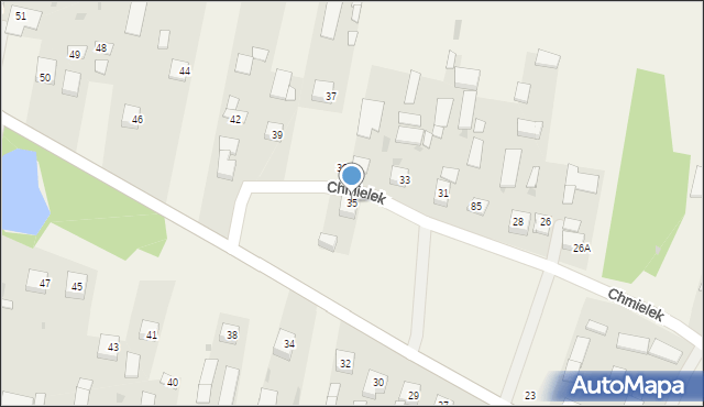 Chmielek, Chmielek, 35, mapa Chmielek
