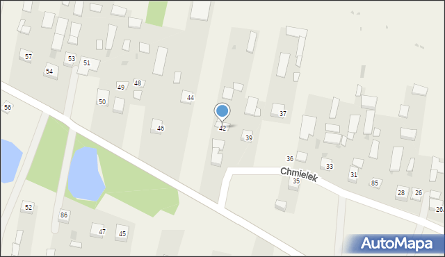 Chmielek, Chmielek, 42, mapa Chmielek