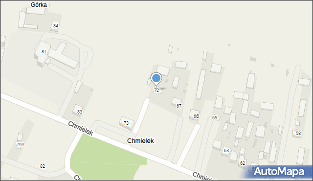 Chmielek, Chmielek, 72, mapa Chmielek