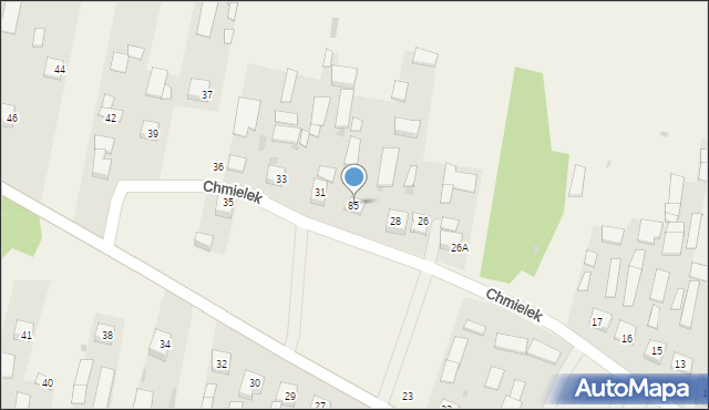 Chmielek, Chmielek, 85, mapa Chmielek
