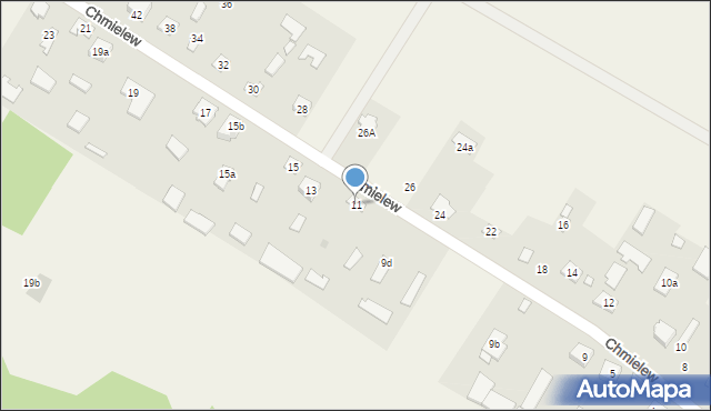 Chmielew, Chmielew, 11, mapa Chmielew