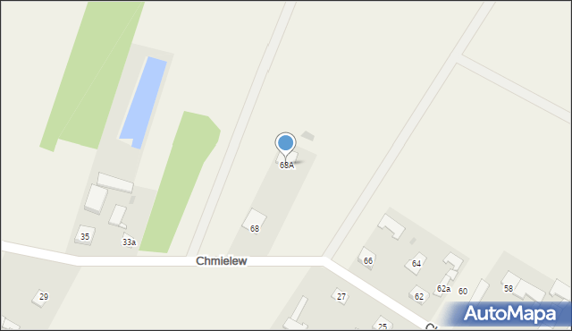 Chmielew, Chmielew, 68A, mapa Chmielew