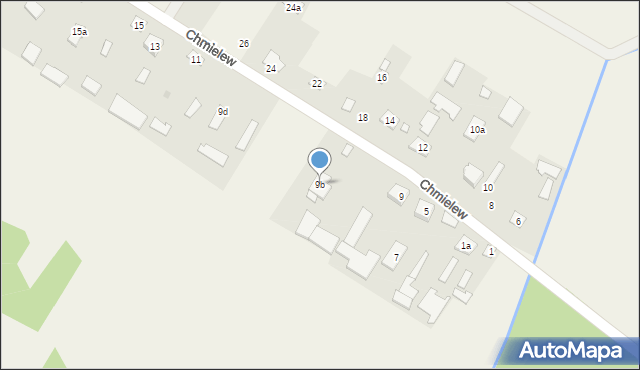 Chmielew, Chmielew, 9b, mapa Chmielew