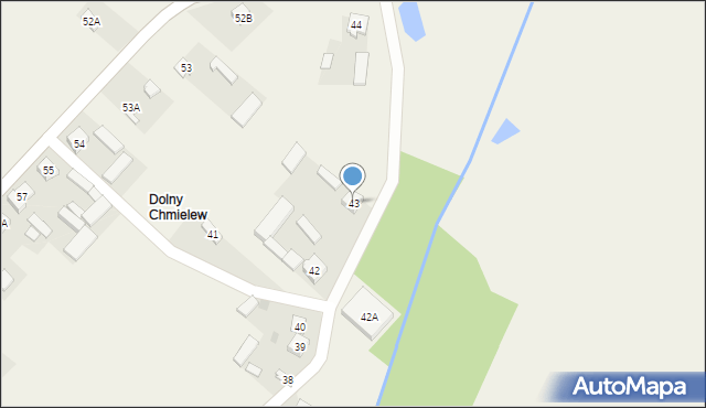 Chmielew, Chmielew, 43, mapa Chmielew