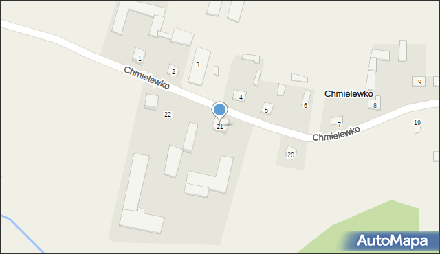 Chmielewko, Chmielewko, 21, mapa Chmielewko