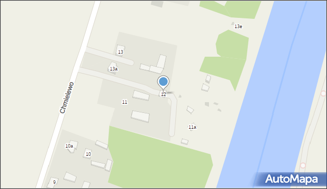 Chmielewo, Chmielewo, 12, mapa Chmielewo