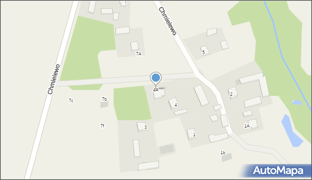 Chmielewo, Chmielewo, 4A, mapa Chmielewo