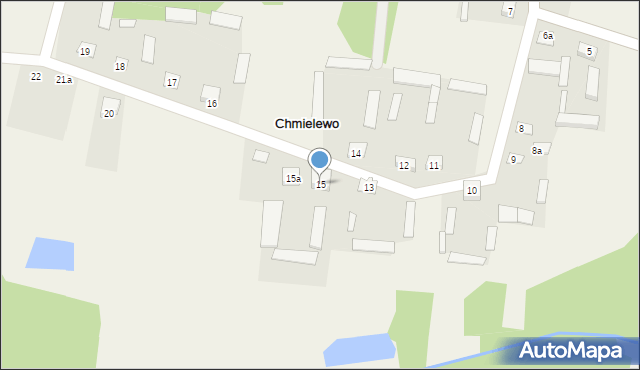 Chmielewo, Chmielewo, 15, mapa Chmielewo