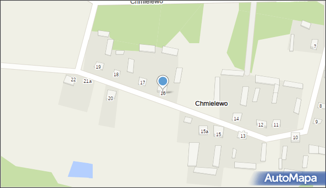 Chmielewo, Chmielewo, 16, mapa Chmielewo