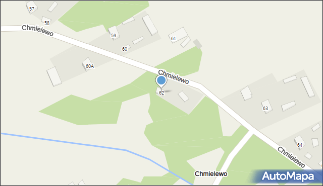 Chmielewo, Chmielewo, 62, mapa Chmielewo