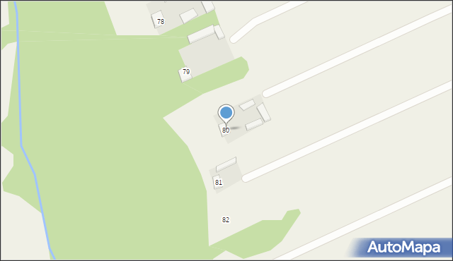 Chmielewo, Chmielewo, 80, mapa Chmielewo