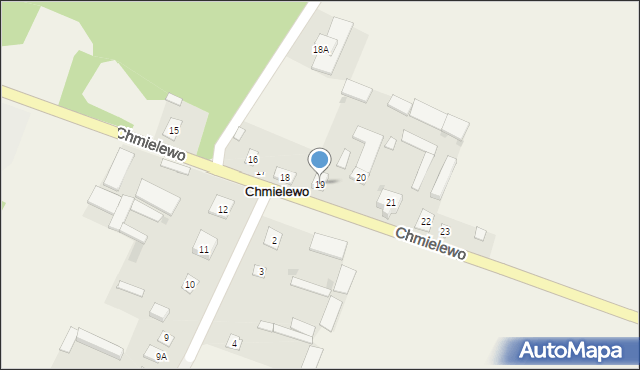 Chmielewo, Chmielewo, 19, mapa Chmielewo
