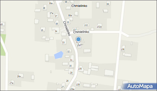 Chmielinko, Chmielinko, 104, mapa Chmielinko