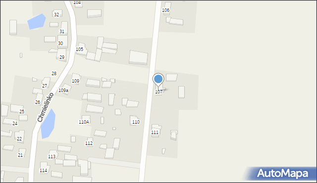 Chmielinko, Chmielinko, 107, mapa Chmielinko