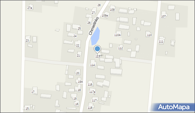 Chmielinko, Chmielinko, 113, mapa Chmielinko