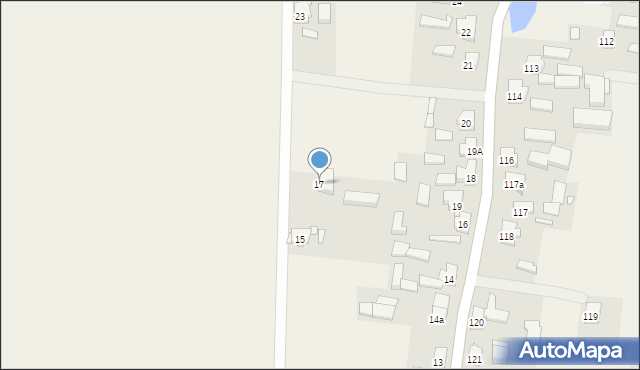 Chmielinko, Chmielinko, 17, mapa Chmielinko