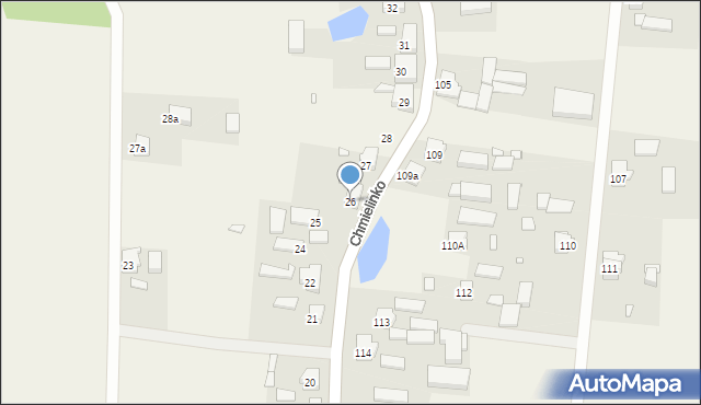 Chmielinko, Chmielinko, 26, mapa Chmielinko