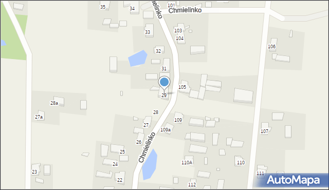 Chmielinko, Chmielinko, 29, mapa Chmielinko