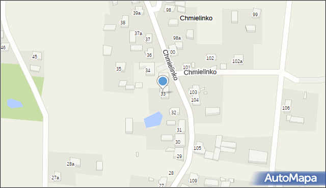 Chmielinko, Chmielinko, 33, mapa Chmielinko