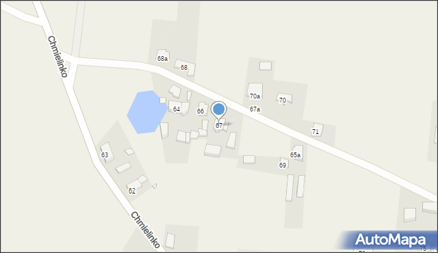 Chmielinko, Chmielinko, 67, mapa Chmielinko