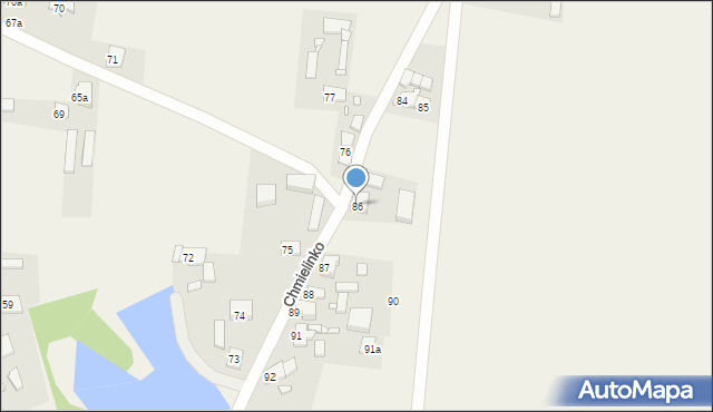 Chmielinko, Chmielinko, 86, mapa Chmielinko