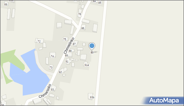 Chmielinko, Chmielinko, 90, mapa Chmielinko