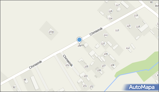 Chmielnik, Chmielnik, 104, mapa Chmielnik