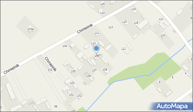 Chmielnik, Chmielnik, 109, mapa Chmielnik