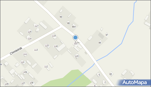 Chmielnik, Chmielnik, 121, mapa Chmielnik