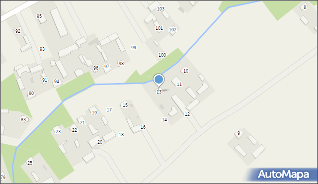 Chmielnik, Chmielnik, 13, mapa Chmielnik