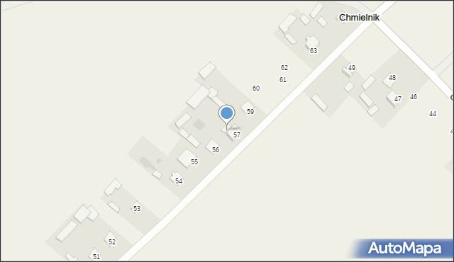 Chmielnik, Chmielnik, 57A, mapa Chmielnik