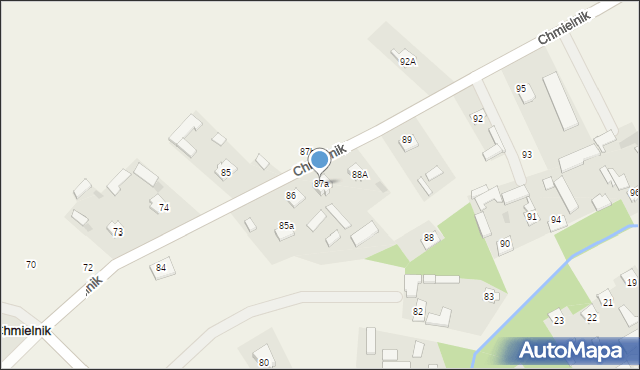 Chmielnik, Chmielnik, 87a, mapa Chmielnik