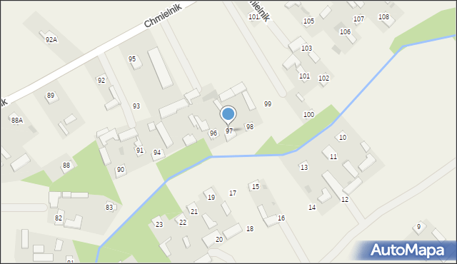 Chmielnik, Chmielnik, 97, mapa Chmielnik