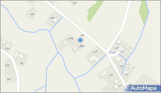 Chmielnik, Chmielnik, 105A, mapa Chmielnik