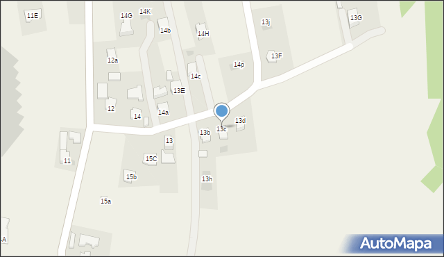 Chmielnik, Chmielnik, 13c, mapa Chmielnik