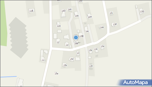 Chmielnik, Chmielnik, 14a, mapa Chmielnik