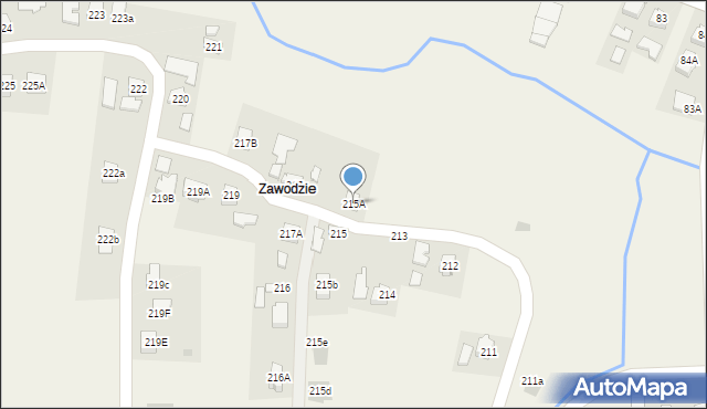 Chmielnik, Chmielnik, 215A, mapa Chmielnik