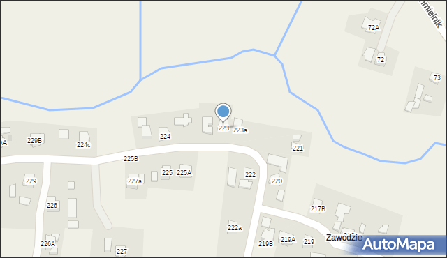 Chmielnik, Chmielnik, 223, mapa Chmielnik