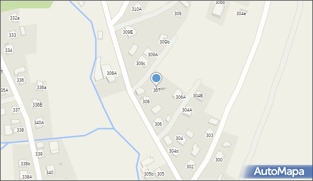 Chmielnik, Chmielnik, 307, mapa Chmielnik