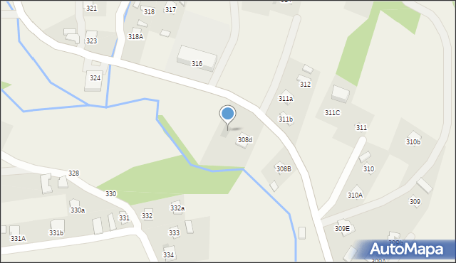 Chmielnik, Chmielnik, 308e, mapa Chmielnik