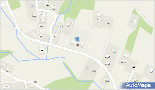 Chmielnik, Chmielnik, 316, mapa Chmielnik