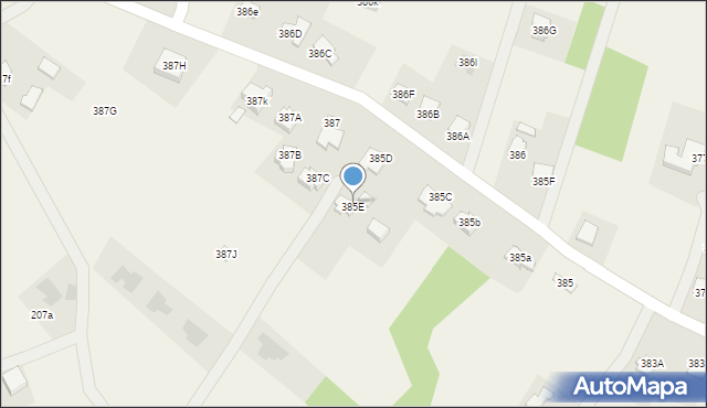 Chmielnik, Chmielnik, 385E, mapa Chmielnik