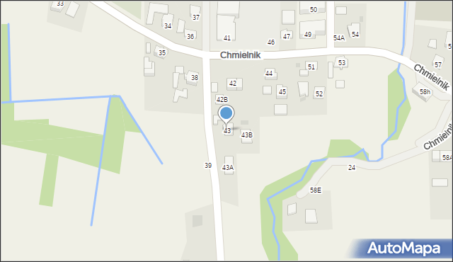 Chmielnik, Chmielnik, 43, mapa Chmielnik