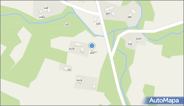Chmielnik, Chmielnik, 443, mapa Chmielnik