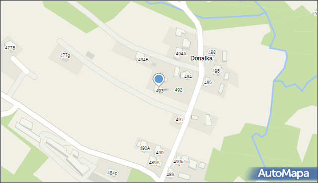 Chmielnik, Chmielnik, 493, mapa Chmielnik